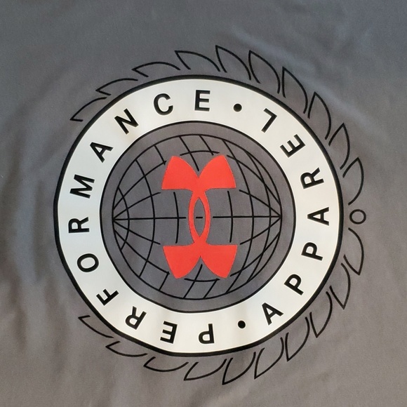 Under Armour Performance Apparel Loose Fit Shirt Size Medium Gray - Picture 4 of 5